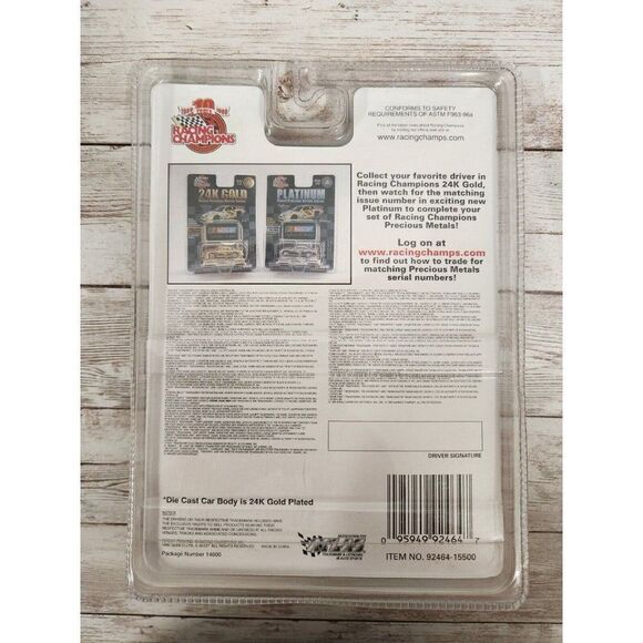 NASCAR 1999 Monte Carlo #55 RC 24K Gold Series Ltd Edition RUSTY WALLACE - Picture 6 of 8